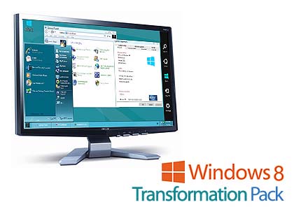 دانلود Windows 8 Transformation Pack v4.0 - نرم افزار تبدیل انواع ویندوز به ویندوز 8